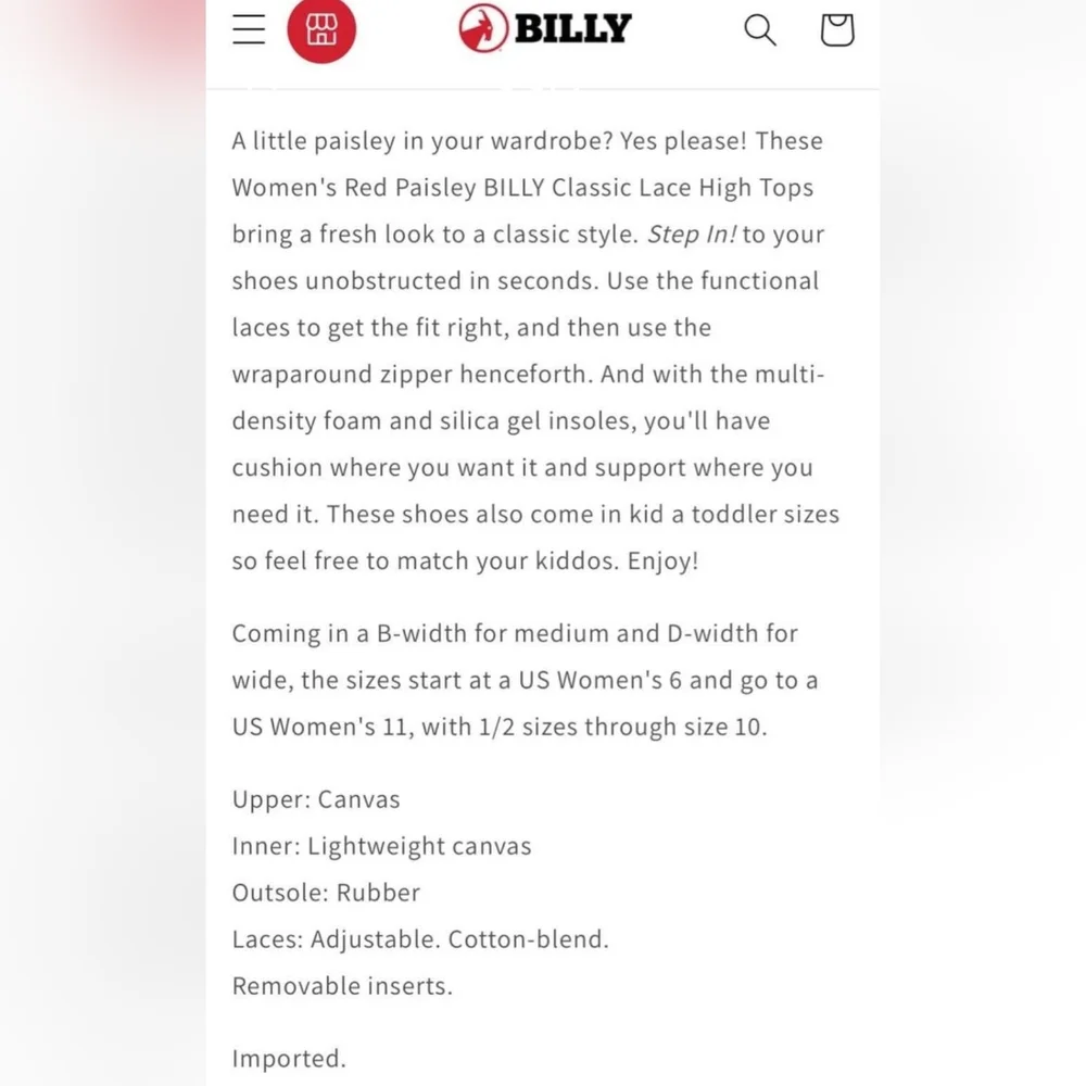 Women's Red and White Paisley Footwear/Sneakers/New/Size 9.5M - Picture 6 of 7